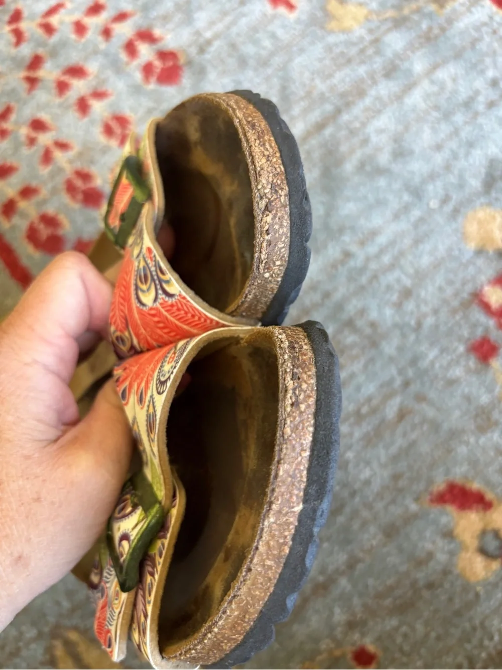 Papillio by birkenstock leather sandals womens 7
